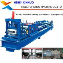 C80-300 c shape steel beam c section purline cold roll forming machine